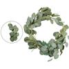 Artificial Eucalyptus Garland and Willow Vine Branches Leaf Garland String Door Green Garland Indoor and Outdoor
