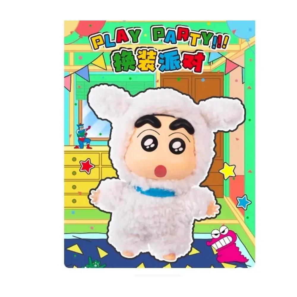 Toptoy CrayonShin-Chan Blind Box Kostümparty Serie Vinylpuppe Anime Actionfigur Mystery Box Kawaii Sammlung Modell Spielzeug Geschenk