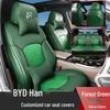 Durable Leather Seat Cover for BYD Han - Suitable for All Seasons, Fits Five Seats