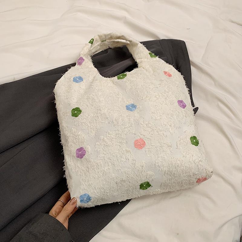 

Кружевной Цветочный Дофаминовый Топ Майка Сумка Под Мышку Косметичка Для Шоппинга Большая Вместимость На Плечо