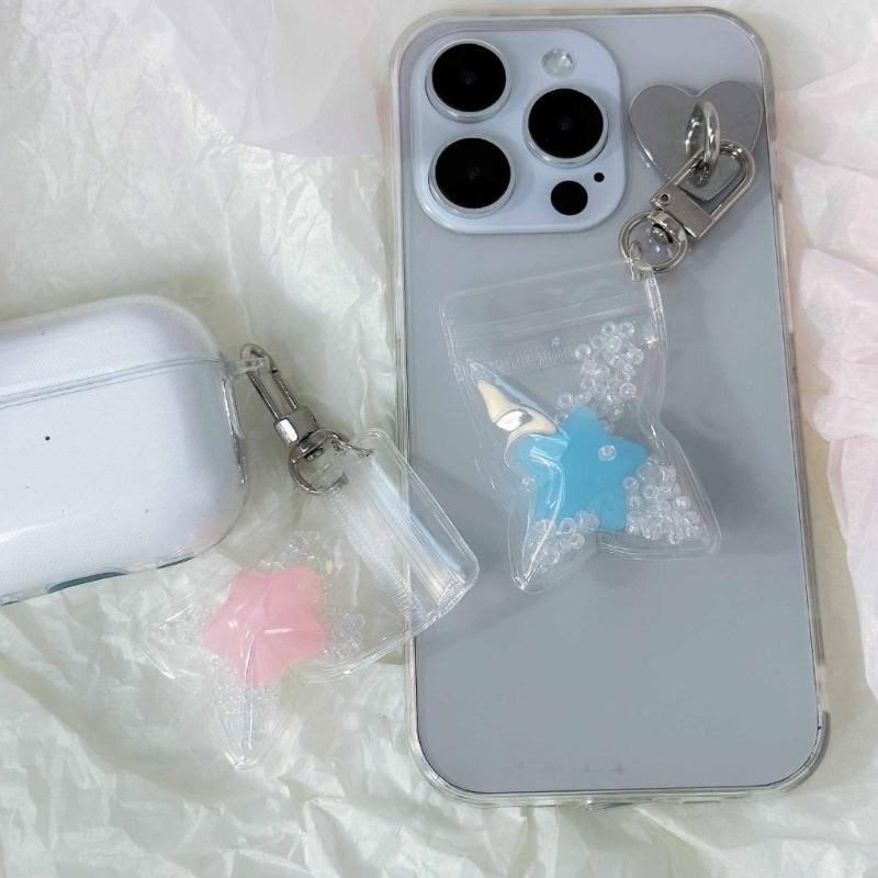 Fashionable Charm Phone Chain Accessory with Elegant Designs and Vibranting Color Portable Keychain Charm Pendant