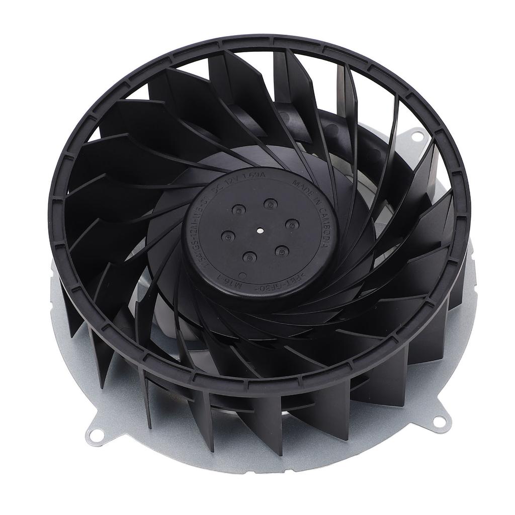 Internal Cooling Fan for PS5 Slim Console ABS Aluminium Alloy Efficient Heat Dissipation Quiet 19 Bl