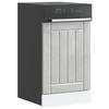 VidaXL Dishwasher Panel Lucca Concrete Grey Engineered Wood, Dishwasher Front Panel, Panel, Panel of 853891