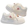 College Style Thick-soled Cartoon Little White Shoes Women's New Mesh Breathable Casual Shoes Versatile Board Shoes