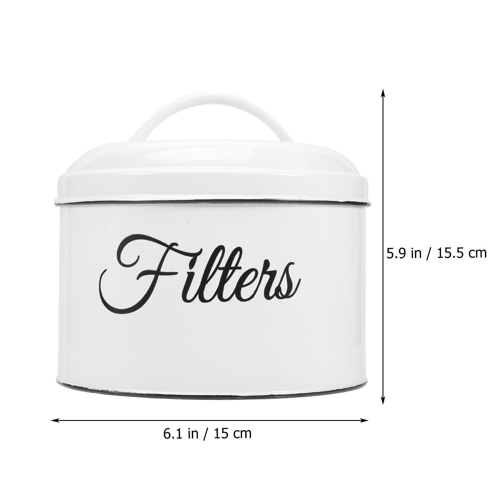 

Sealed Metal Food Container for Coffee Beans Tea Biscuits Preserves Soybeans Dried Fruit Popcorn Flour Sugar Cereal Storage белый