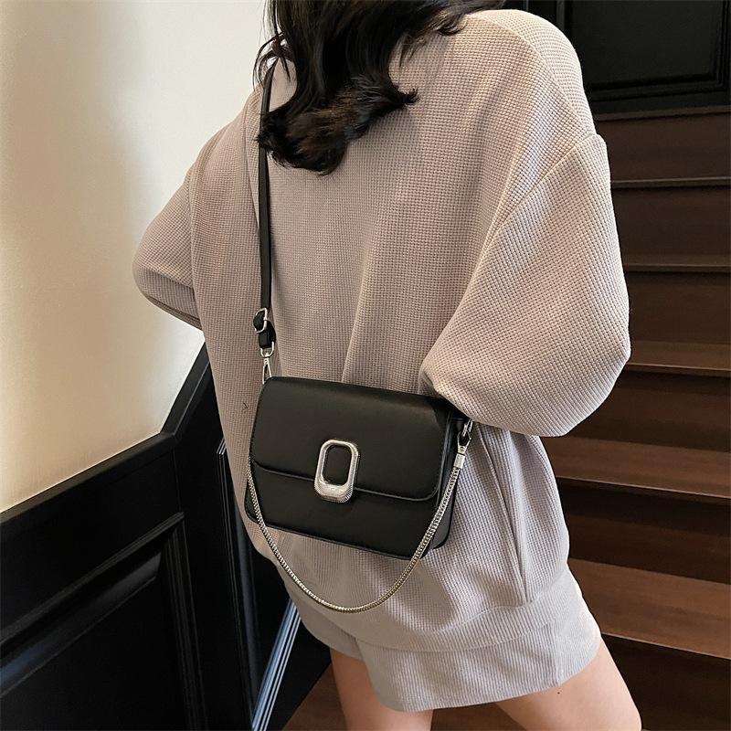 Popular small bag women's summer versatile new simple shoulder messenger bag casual small square bag