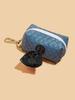 Premium Dog Poop Bag Holder for Leash,PU Leather Bag Dog Poop Bag Dispenser Pink Doggie Waste Bag Holder Puppy Poop Bag Carrier