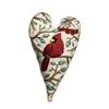 Festival Heart Christmas Embroidery Kit Gifts with Needle and Thread Heart Cross Stitch Kit Material Package