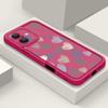 Cute Love Heart Phone Case For iPhone 16 Pro Max Shockproof TPU Soft Silicone Cover Coque For iPhone 15 Pro Max 14 13 12 11 Phone Case