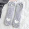 New Thermal Slipper Ankle Socks Women Girls Short Socks Winter Plush Bed Socks Fleece Sock Boots Fluffy Soft Warm Lounge Socks