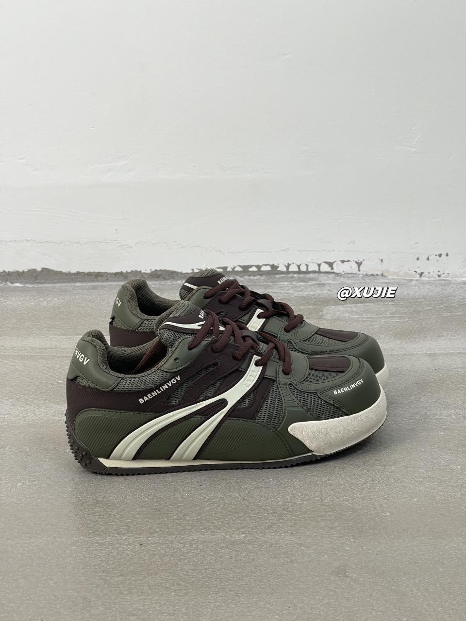 

2025 autumn new leather thick-soled heightening dad shoes women s mesh breathable fashion versatile sports shoes women s shoes 40 темно-зеленого