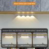 Under Cabinet Light LED Motion Sensor Light 3 Color Dimmable Rechargeable Closet Light Dimming Hill Light for Stairway Corridor