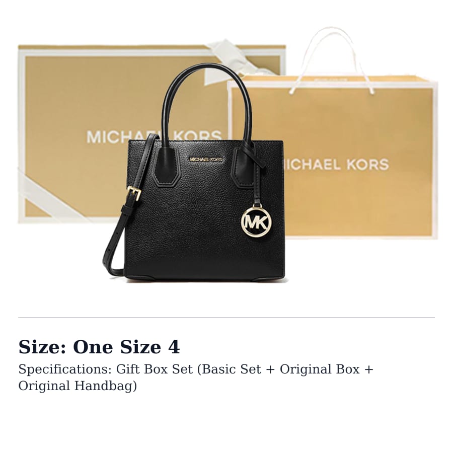 MICHAEL KORS Mercer Litchi Grain Cow
