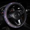 All-season Dazzling Steering Wheel Cover Protection Pad - Anti-slip Type - Universal Size Automotive Interior Accessory