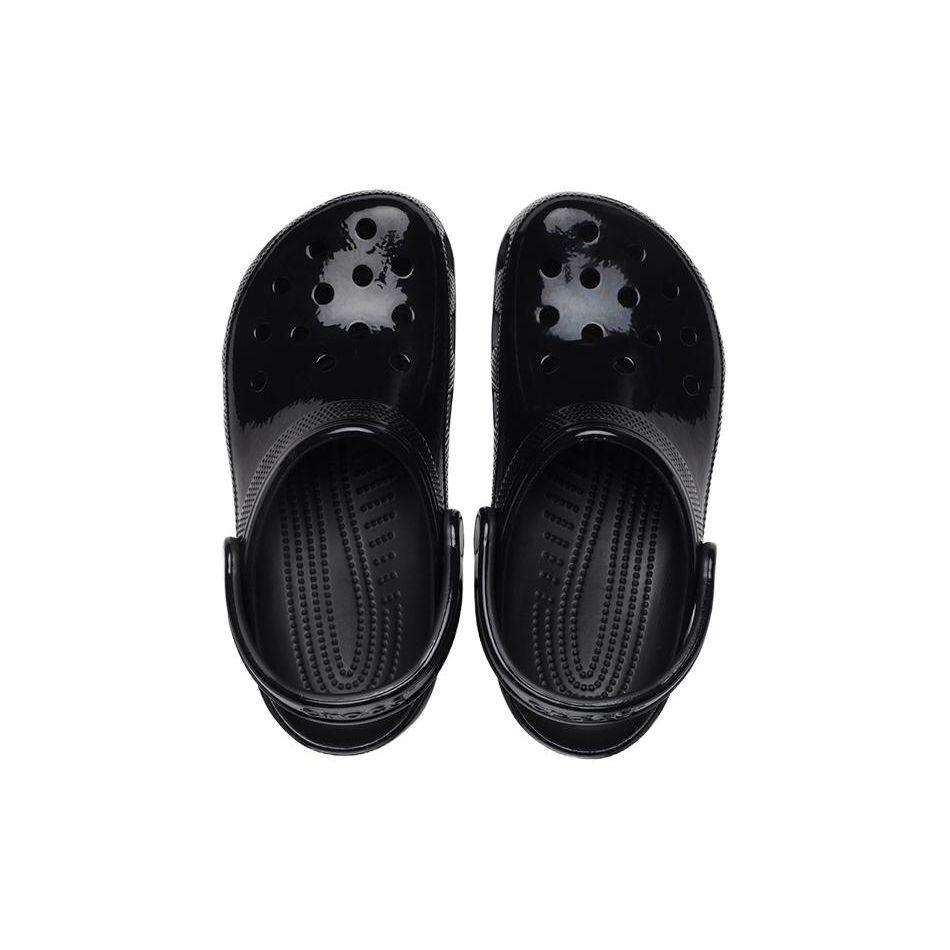 Crocs Classic High Shine Clog Black Unisex 209609-001