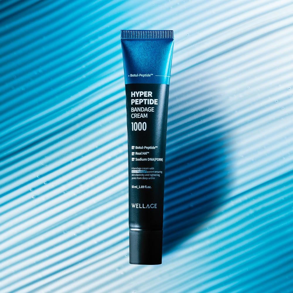 WELLAGE Hyper Peptide Bandage Cream Pore Tightening Firming 50ml Korean Face Moisturizer Skin Elasticity