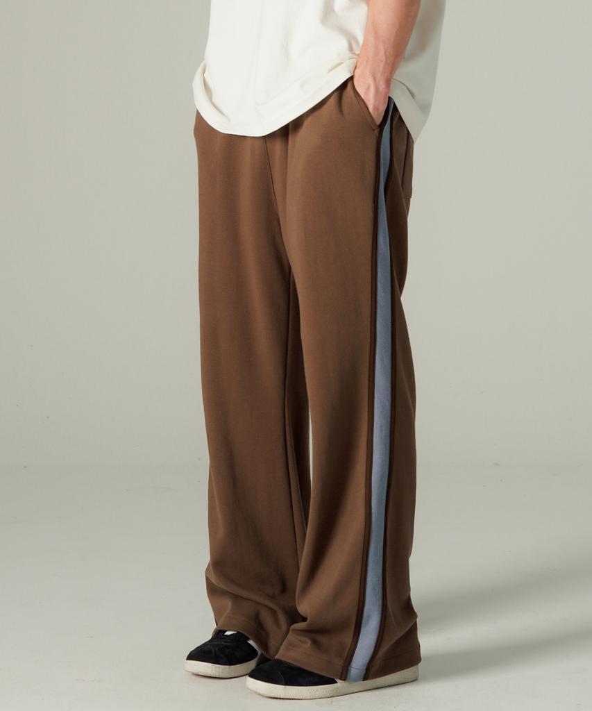 WV PROJECT Brace Semi-Wide Track Pants Brown Hslp7808