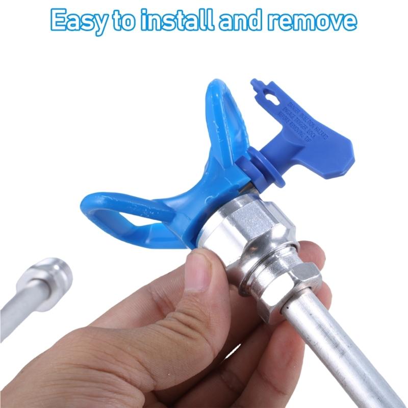 Spray Guide Accessory Tool with Airless Paint Sprayer Extension Rod and Nozzle Tip for Most Airless Paint Sprayer