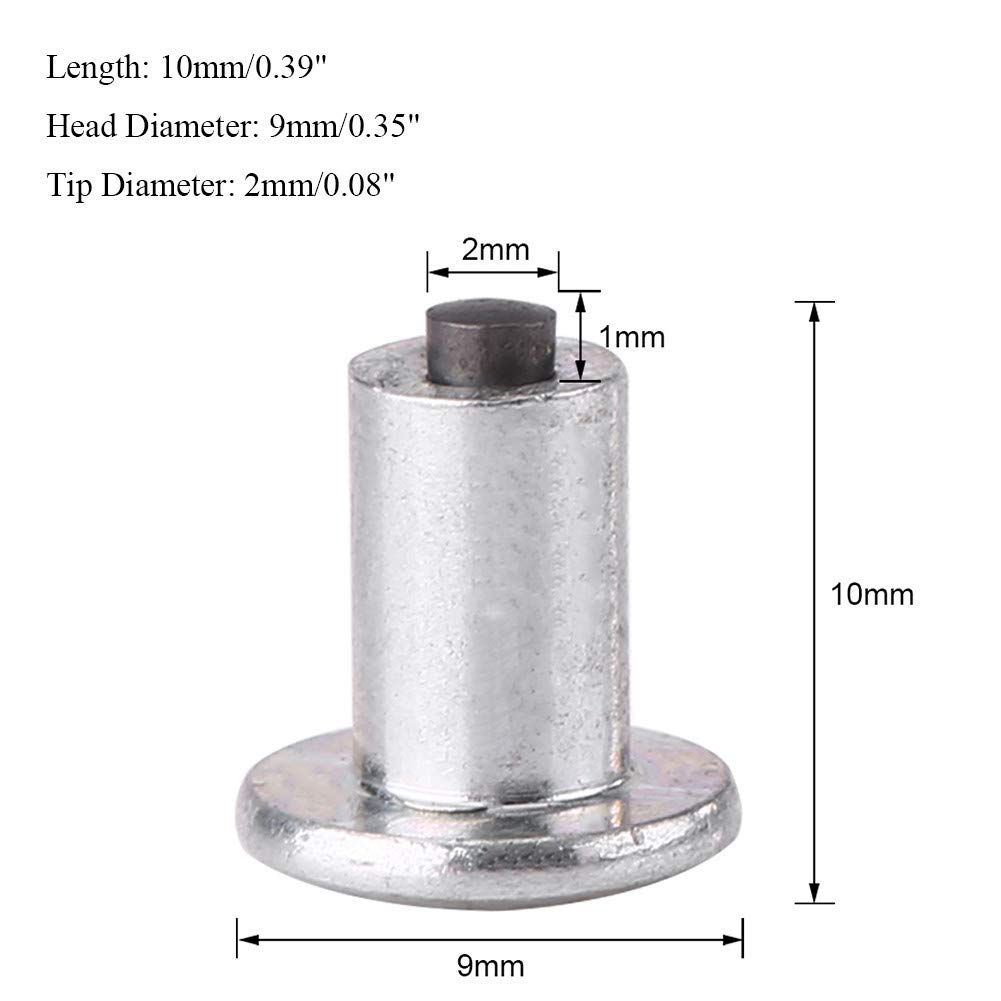 for Studs for Tires 100pcs 9mm/0.35" Wheel Tyre Stud Screws Tire Spikes for Car Auto SUV ATV marrkey tire Stud