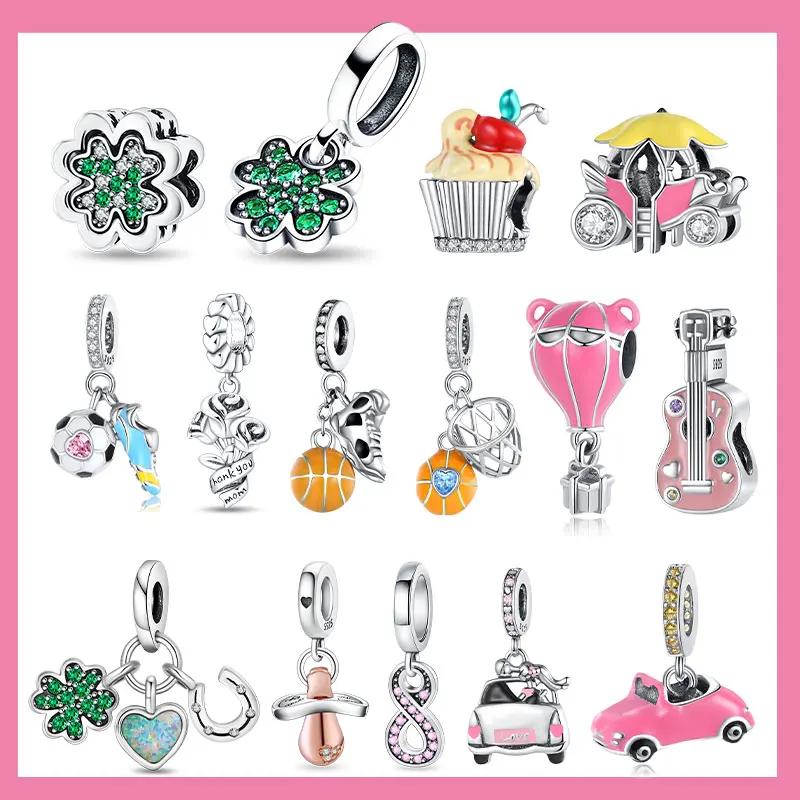 Children'S Pendant Copper Baby Pacifier Dangle Charm Fit Bracelet Necklaces Children'S Cute Jewelry Accessories