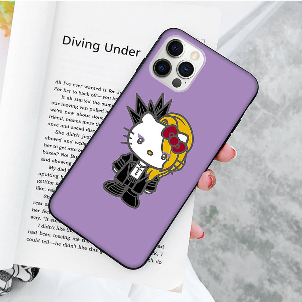 JZ25Cat SanrioBlack Sofe Case for Xiaomi Poco X6 X4 M5 M6 F5 F6 C65 C55 C50 C51 C40 Pro Redmi 14C A3X 13C 12C 11T 10A 9C Note 7 6 8A Plus