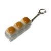 Caramel Bread Fidget Keyboard Toy Stress Relief 1/2/3/4/5/6/9-Keys Keyboard Finger Clicker Keychain Office School Decompression Button Sensory Toy