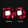 Natural Red Ruby 16.25ct Square Cut Certified Loose Gemstone