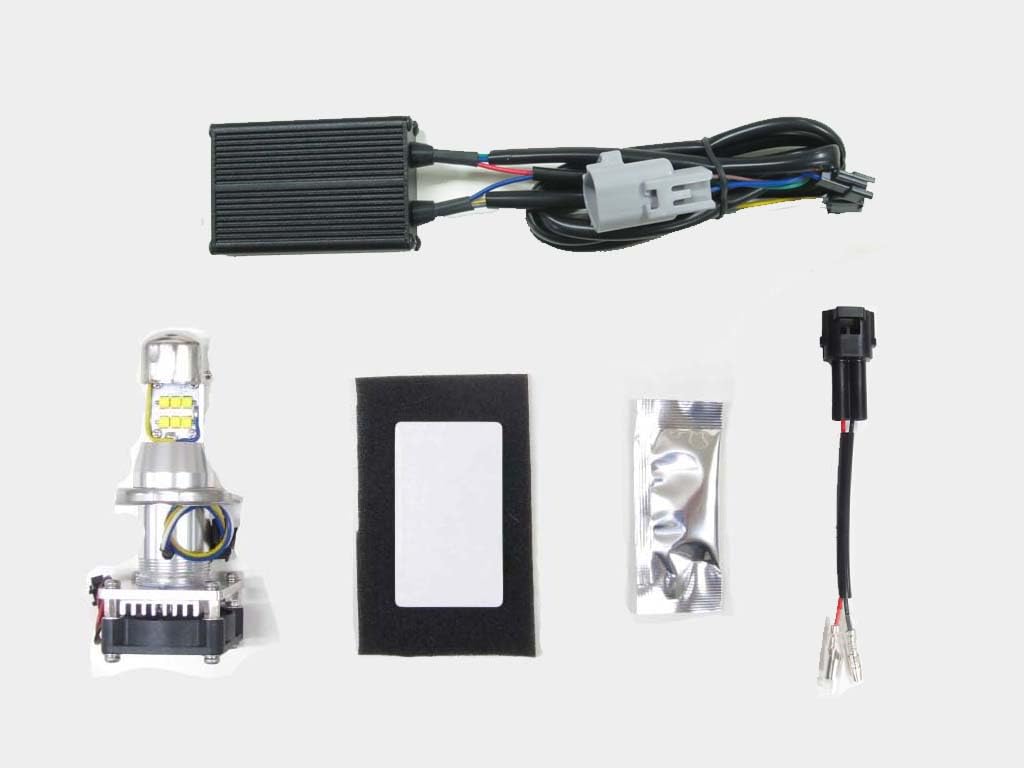 

PROTEC H4 LED Headlight Bulb Kit (Lightless) 6000k 24~ Eliminator 400 LHL-K07 64027-01