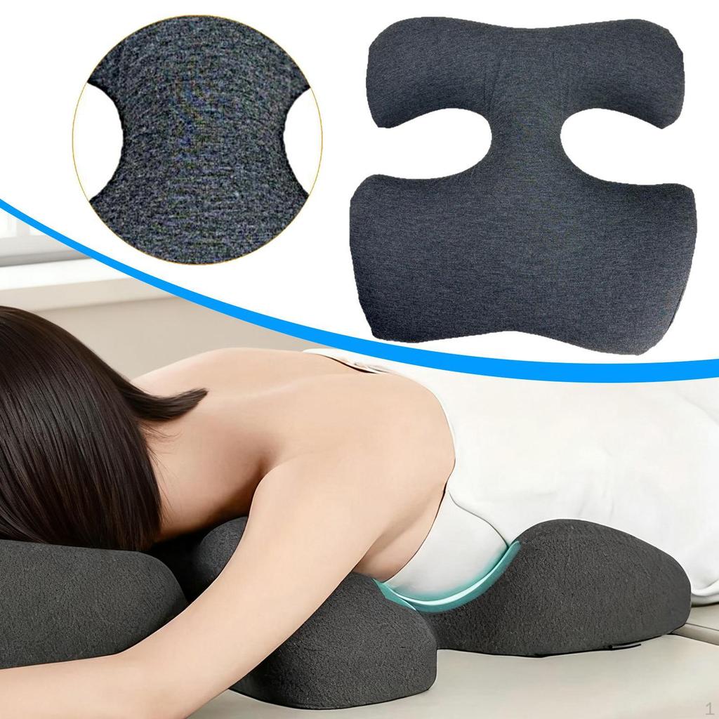 Breast Massage Pillow Memory Foam Support Ergonomic Face Down Comfort Cushion