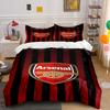 Arsenal Logo with Stripes. Bedding Sets Duvet Cover Sets Duvet Covers Pillowcases(1* Duvet Cover 2* Pillowcases Without Duvet Insert)