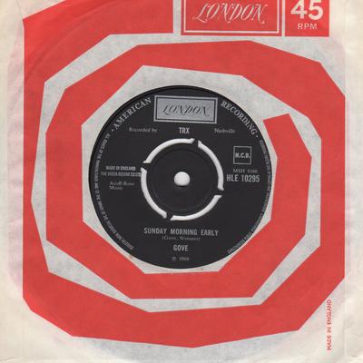 7inch Record GOVE - Sunday Morning Early HLE10295 London American 1969 UK Rock Used