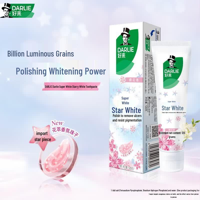 Darlie Starry White Cherry Blossom Toothpaste Triple Pack