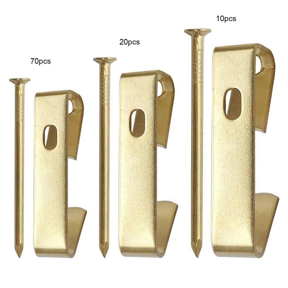 Buy Pearliky Picture Hanging Hooks 30/50/100lbs Picture Hangers 100
