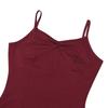 One-piece Women Adult Ballet Dancer Gymnastics Leotard Straps Criss Cross Back Bodysuit