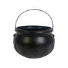 Halloween Party Decoration Witch With Light Pot Mist Plastic Bowl Decoration Candy Bucket Decoration