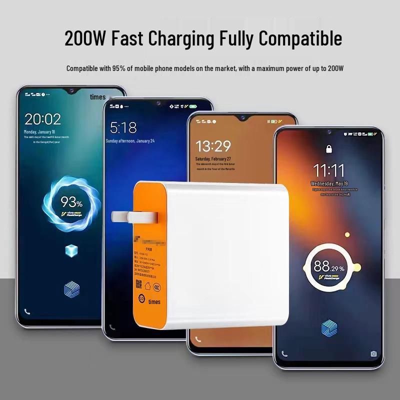 200W Super Fast Charger Kit for Huawei - 3C Certified, Fully Compatible