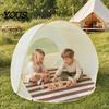 UPF50 Sun Protection Tent Pop-Up Beach for 2-3 Person, UPF 50+ UV Outdoor Shade Mosquito Net Tent, Portable Easy Setup Shelter with Carry