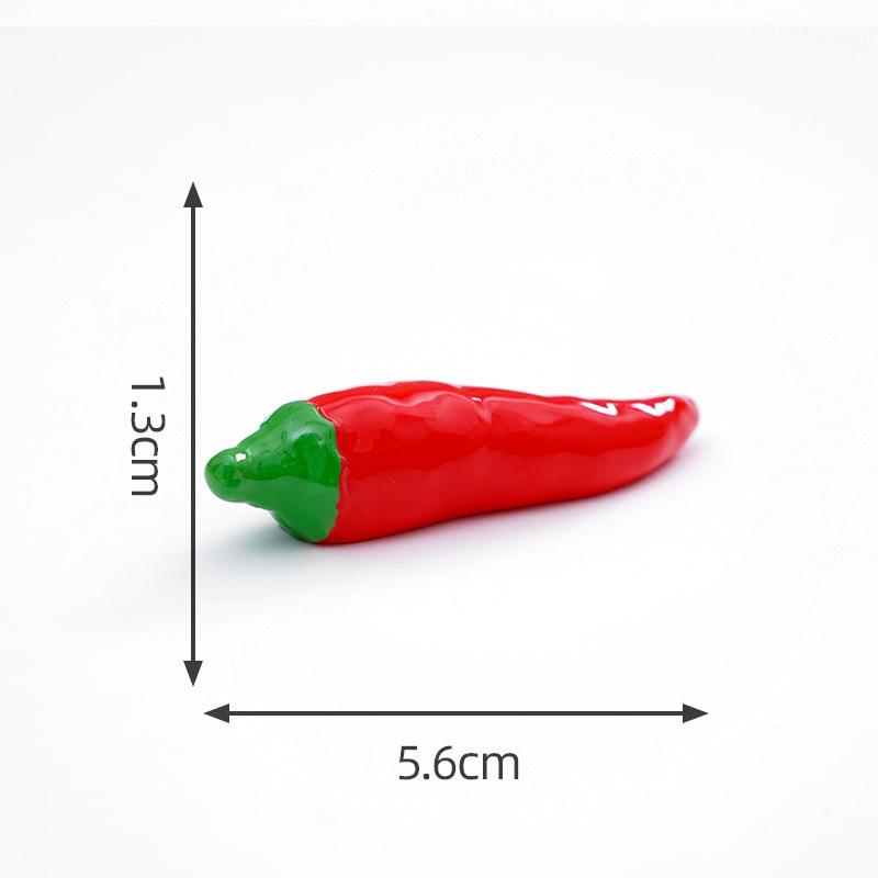 5/10Pcs Simulation Vegetable Small Decorate DIY Photography Landscape Toys Peppers Corn Broccoli Onion Small Vegetable Ornaments