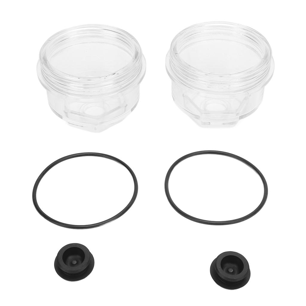 2pcs 3 3 4 Inch Oil Bath Dust Caps 12011 1 Trailer Axle Oil Cap Kit for Rockwell Axles 9 16K 3.75in 8 Threads