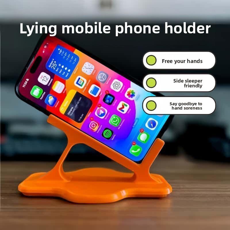 

New phone stand, perfect for using your phone in bed orange