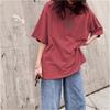 Fattened Large Size Korean Version Loose Short-sleeved T-shirt Women's Harajuku Port Style Fat Mm Catties Half-sleeved Pure Cotton Top Ins Tide