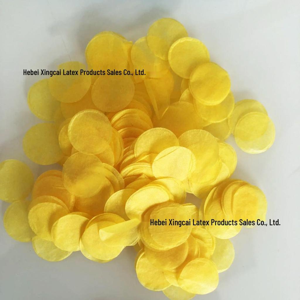 Colorful Transparent Confetti Balloon Filler - 1.5cm Round, 500g for Wedding Decor