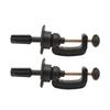 2 Pack Wig Mannequin Head Stand Height Adjustable Cosmetology Manikin Stand Head Holder Clamp