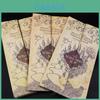 Harry Potter Karte des Rumtreibers Vintage Sammlerposter Magische Replik für Fans Heimdeko