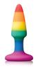 Rainbow Silicone Plug 8 X 2.4 Cm - Colors - Beginner Plugs & Kits