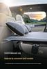 Leopard Titanium 7 Inflatable Car Camping Mattress - Travel Air Cushion for Vehicle Trunk