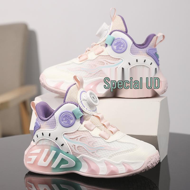 Kids' Mesh Sports Shoes 2025 - Breathable, Soft Sole, Spring & Summer Basketball Sneakers for Girls