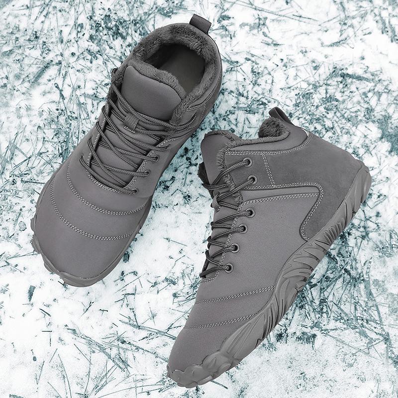Snow Ankle Boots for Men Winter Warm Cotton Soft Casual Shoes Women Outdoor Hiking Motorcycle Boots Couple Snow Shoes