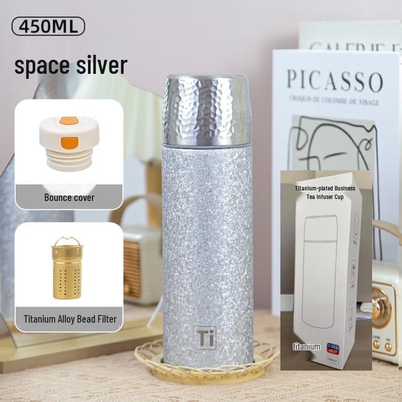 

OLOEY Titanium Coated Double-Layer Insulated Mug