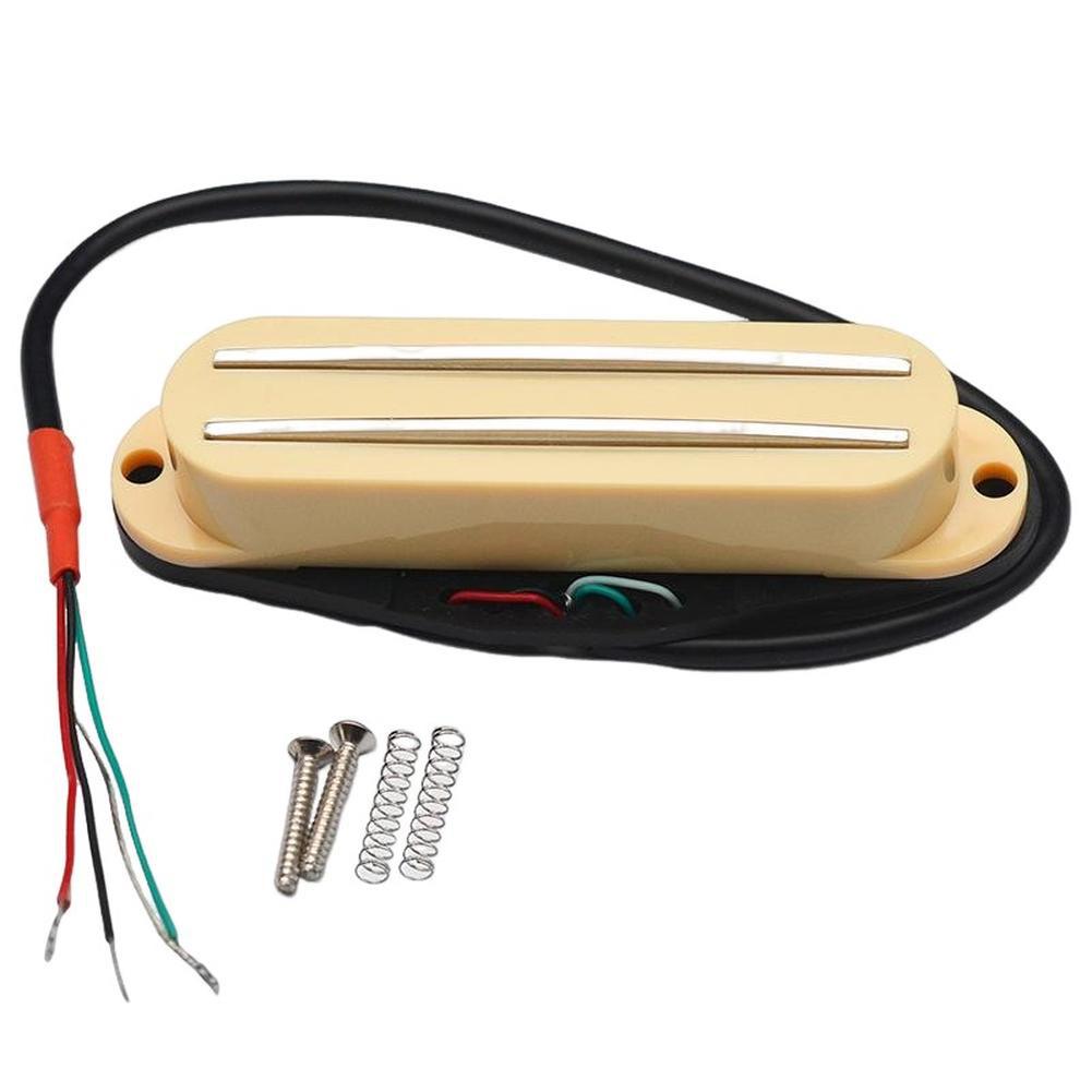Dual Blade Guitar Pickup High Sensitivity Low Noise Single-Coil-Sized Humbucker Pickup For 6 String ST/SQ Electric Guitar Part